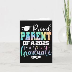 Cartão pai orgulhoso de um formando da turma de 2025