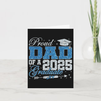 Cartão Pai Orgulhoso e Divertido de um Graduado de 2025 F