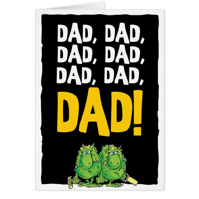 Cartão pai, pai, pai (2018) (Frente)