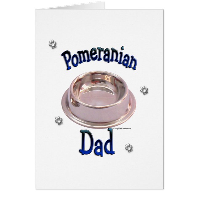 Cartão Pai Pomeraniano (Frente)