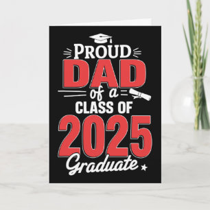 Cartão Pai Senior 2025 Orgulhoso Pai De Um Graduado Da Tu