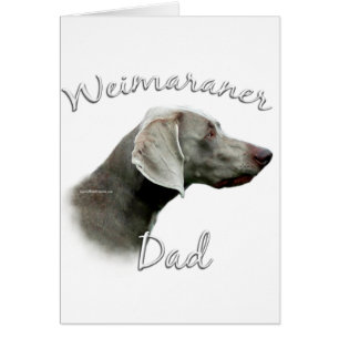Cartão Pai Weimaraner 2