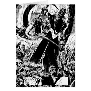 Cartão Painel Lanterna Preta - Preto e Branco