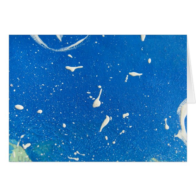 Cartão Paint Splatters (Frente Horizontal)