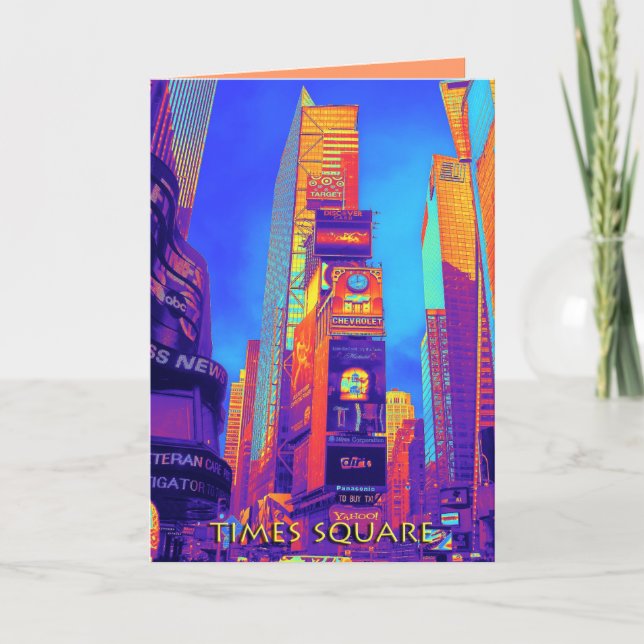 Cartão Paint The Town (Frente)