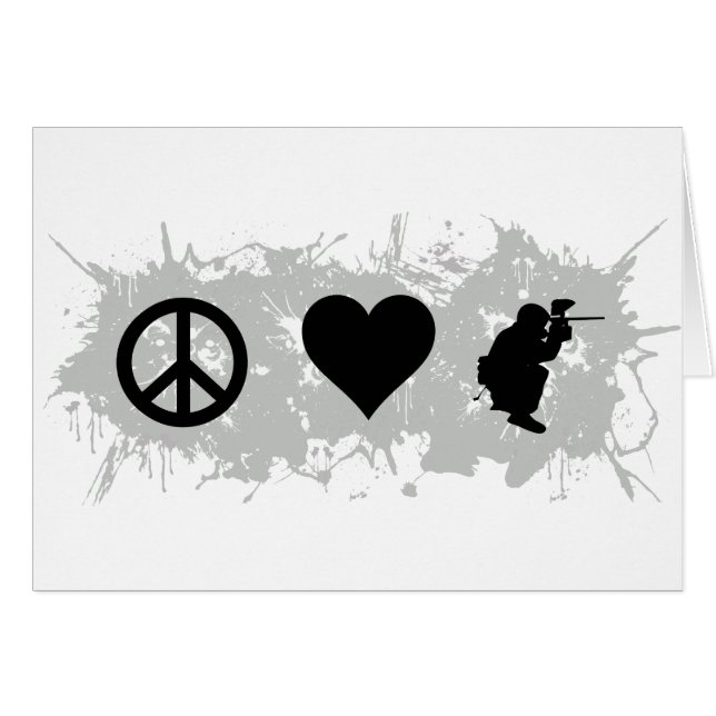 Cartão Paintball 3 (Frente Horizontal)