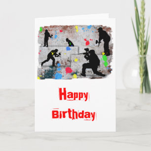 Cartão Paintball Battle Edges