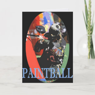Cartão Paintball Greeting card