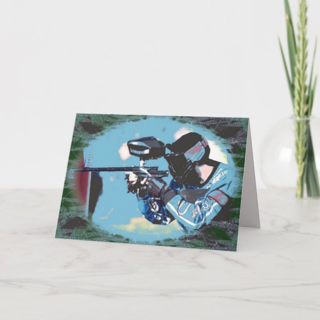 Cartão Paintball Greeting Cards (Frente)