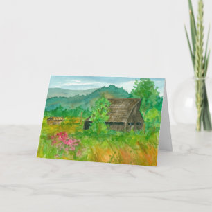 Cartão Painting Watercolor Painting Happy Birday