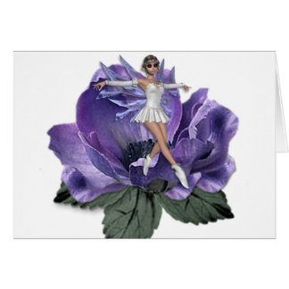 Cartão País das fadas 4 da flor do KRW