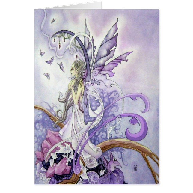 Cartão País das fadas da fluorite (Frente)