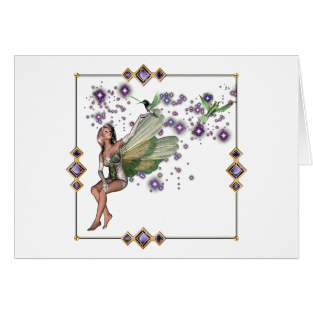 Cartão País das fadas do KRW (Frente Horizontal)