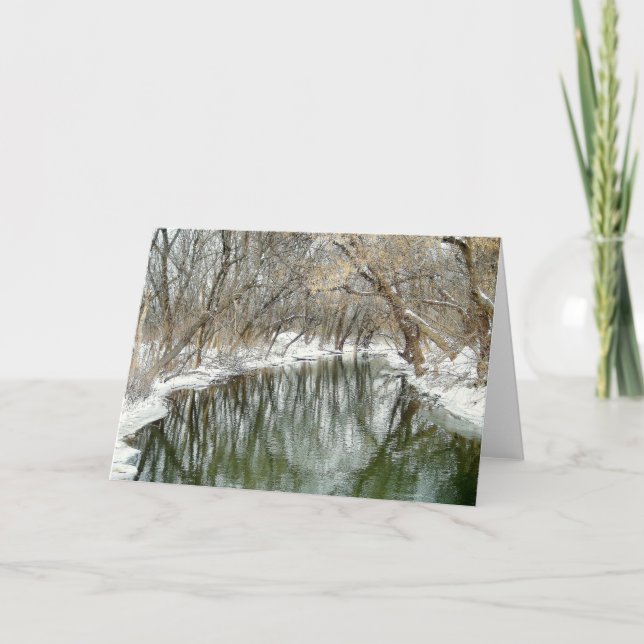 Cartão País das maravilhas do inverno (Frente)