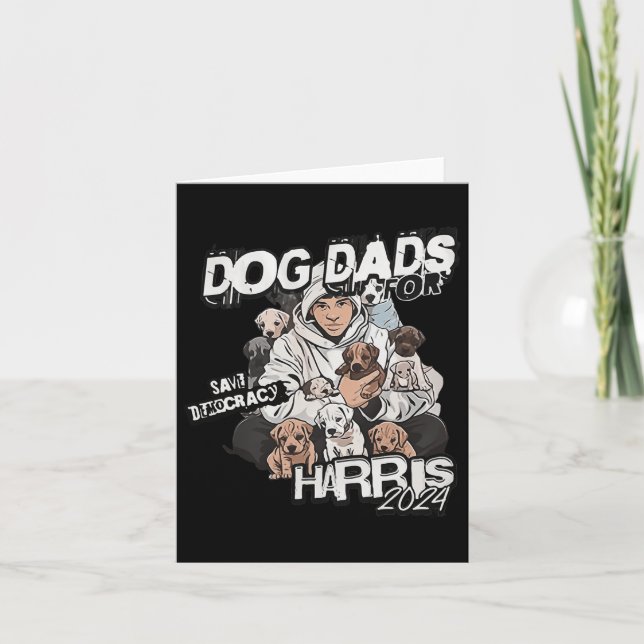 Cartão Pais De Cães Para Kamala Harris (Frente)