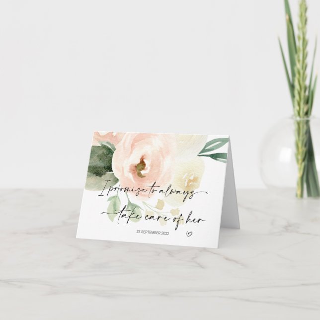 Cartão Pais em Direito Dão Atenção ao Casamento (Frente)