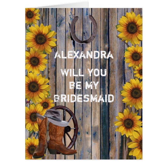 Cartão País Russo Ocidental, serás a minha dama de honra? (Frente)