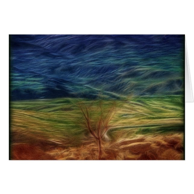 Cartão Paisagem Arco-íris (Frente Horizontal)