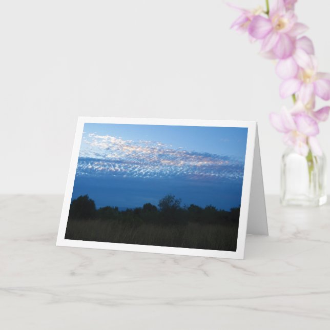 Cartão Paisagem Azul (Orquídea)