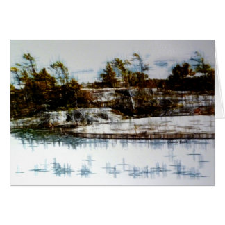 Cartão "Paisagem da baía"