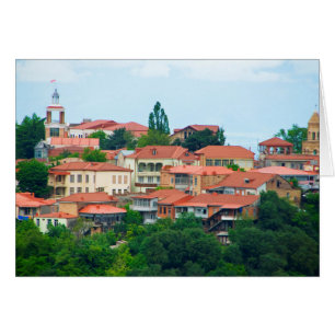 Cartão Paisagem da Cidade da Geórgia