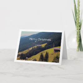 Cartão Paisagem de Colinas Austríacas