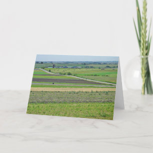 Cartão Paisagem de Fazenda Centro-Oeste Vista Vazio de fo