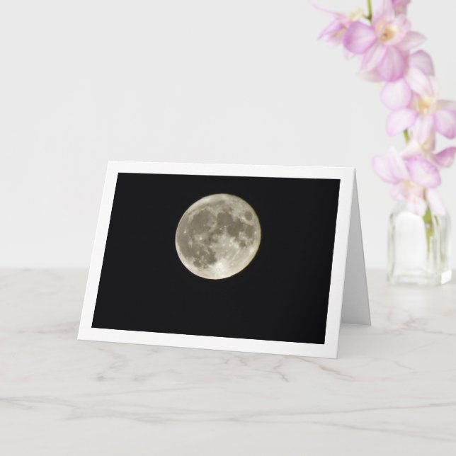 Cartão Paisagem de Lua Completa (Orquídea)
