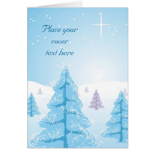 Cartão Paisagem de Natal