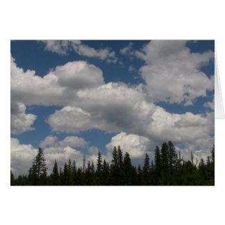 Cartão Paisagem de Skyscape no Oregon