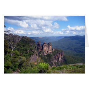 Cartão paisagem de três irmãs