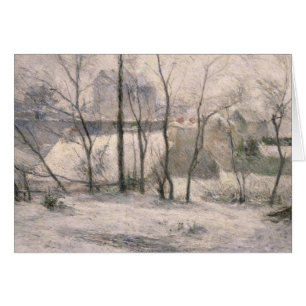 Cartão Paisagem do inverno, 1879