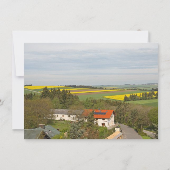 Cartão Paisagem do Luxemburgo (Frente)