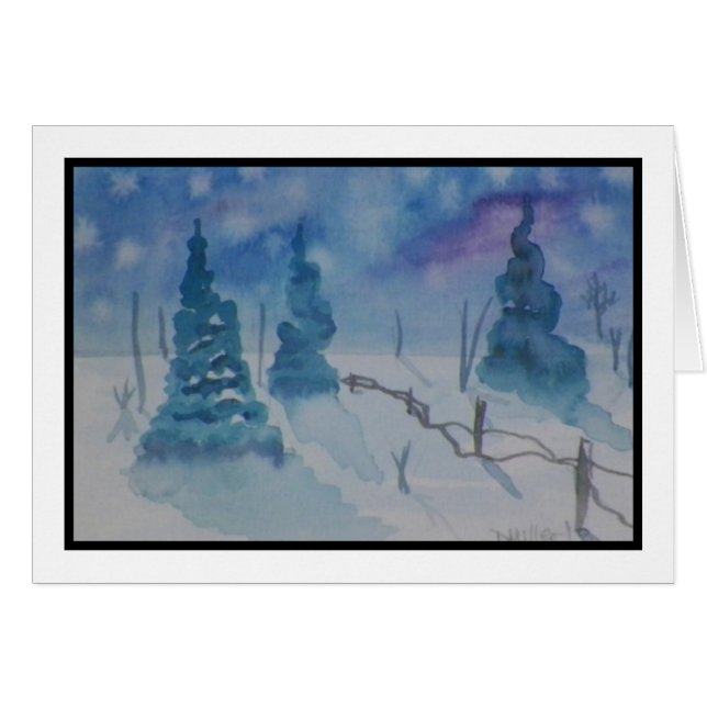 Cartão Paisagem do País de Natal (Frente Horizontal)