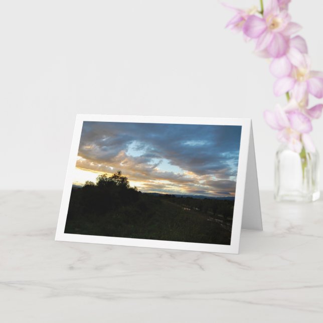 Cartão Paisagem do País Valencia (Orquídea)