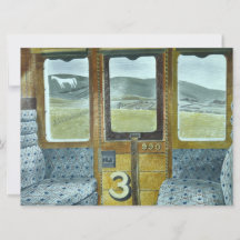 Paisagem do trem (por Eric Ravilious)