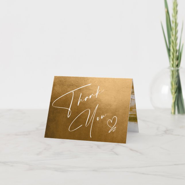 Cartão Paisagem em Aquarela Obrigado Outono Dourado ID786 (Frente)