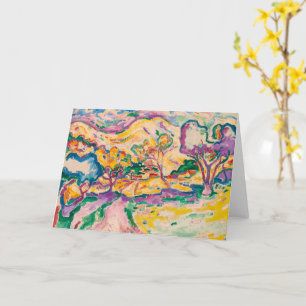 Cartão Paisagem em La Ciotat   Georges Braque  