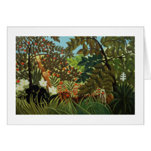 Cartão Paisagem exótica