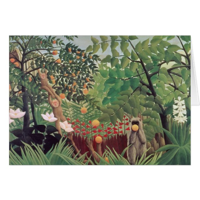 Cartão Paisagem exótica, 1910 (Frente Horizontal)