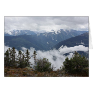 Cartão Paisagem Montanhas Purcell de BC Canada Card