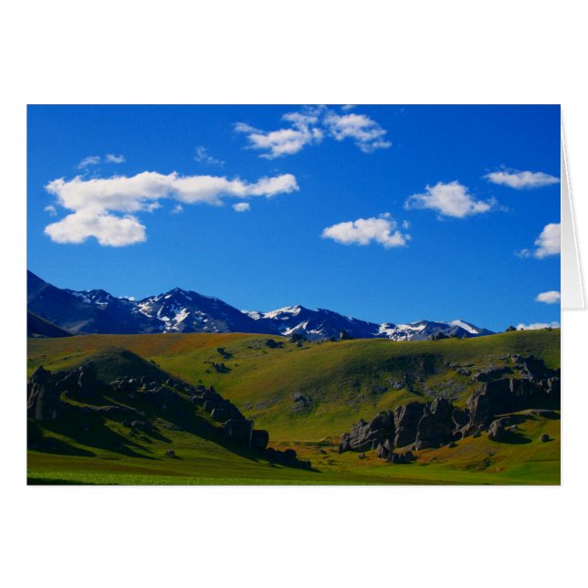 Cartão paisagem nz (Frente Horizontal)