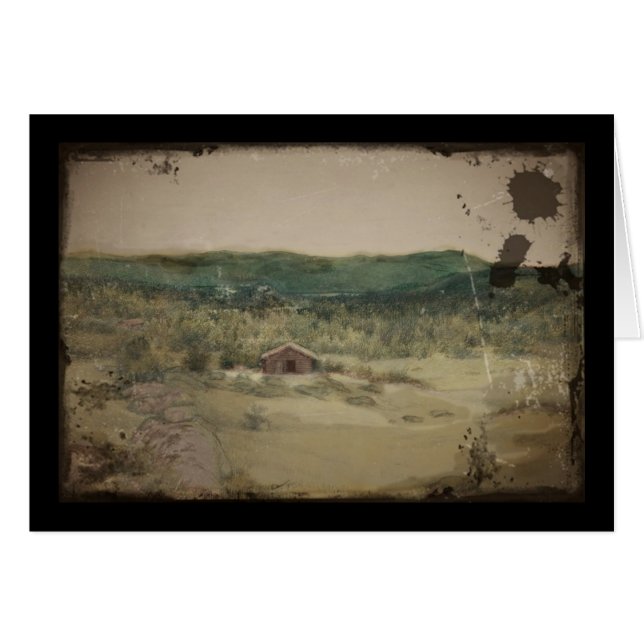 Cartão Paisagem ou Paisagem (Frente Horizontal)