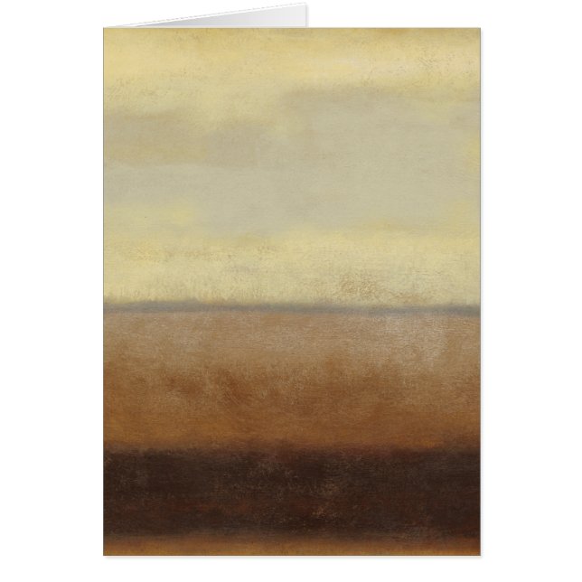 Cartão Paisagem Solitária do Deserto por Norman Wyatt (Frente)