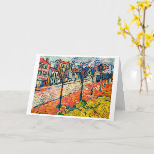 Cartão Paisagem Suburbana Maurice de Vlaminck