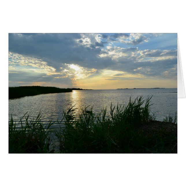 Cartão Paisagem Sunset (Frente horizontal)