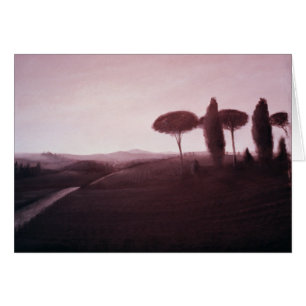 Cartão Paisagem Tuscana 1992