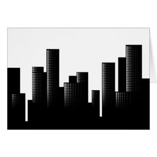 Cartão paisagem urbana