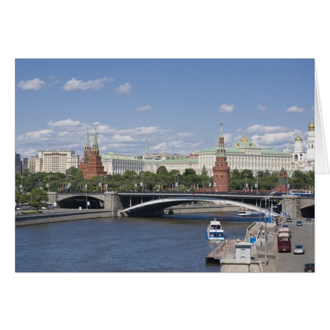 Cartão paisagem urbana de Moscou (Frente Horizontal)