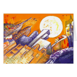 Cartão Paisagem urbana mim